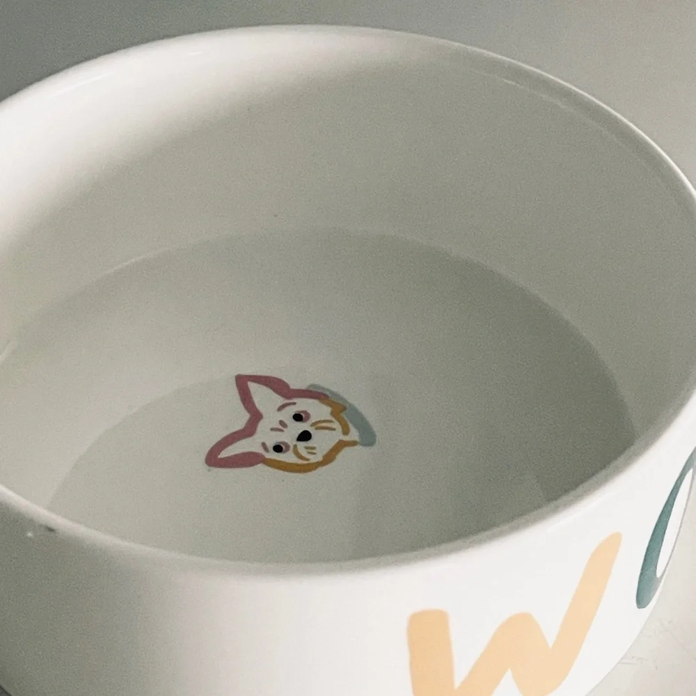 PetShop by Fringe Studio, Double Sided Large Woof Pet Bowl